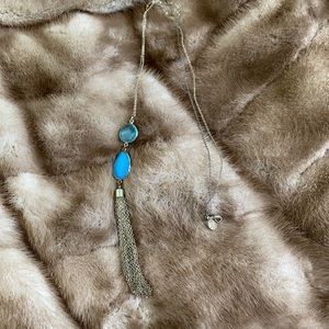 Turquoise Blue Pendant Necklace